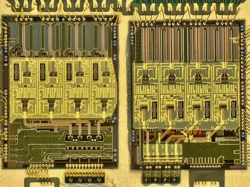 Inspeção de wire bond em encapsulamento de semicondutor com microscópio de medição 3D