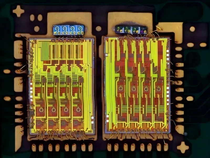 Inspeção de wire bonding em semicondutor com microscópio de medição 3D EDF