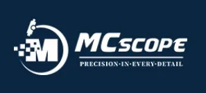 Logo MCscope, fabricante dos microscópios de medição