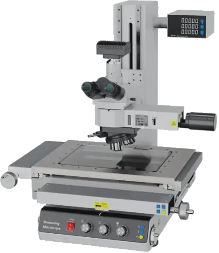 Microscópio de medição MCscope MC-A200B com mesa XYZ, oculares e contador digital