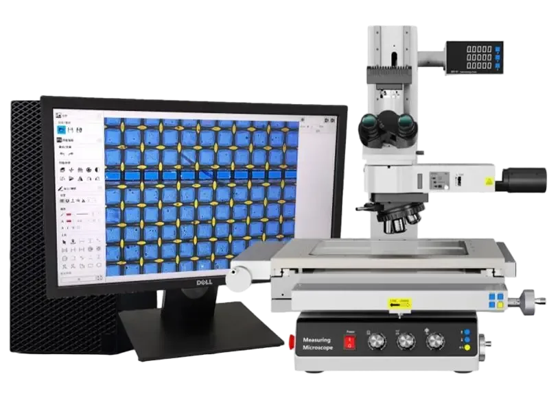 Microscópio de medição MCscope com grande mesa mecânica XYZ para inspeção de wire bond